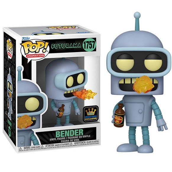 Funko Pop! Animation Futurama (1757) Bender Vinyl Figur Special Edition 9 cm