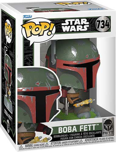 Funko Pop! Star Wars Legacy – Boba Fett (734) Boba Fett mit Raketen Figur 9cm