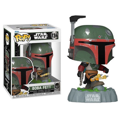 Funko Pop! Star Wars Legacy – Boba Fett (734) Boba Fett mit Raketen Figur 9cm