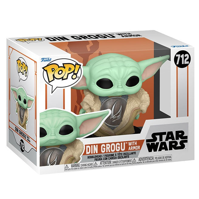 Funko Pop ! Star Wars (712) Din Grogu W/ Armor (The Child Baby Yoda) 9cm