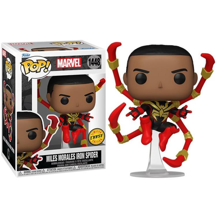 Funko Pop! Marvel (1448) Miles Morales Iron Spider (Chase) Spider-Man Comics 9 cm