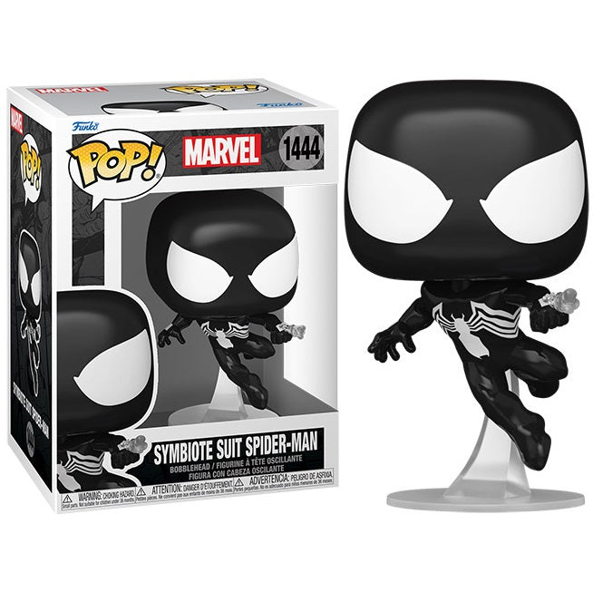 Funko Pop! Marvel (1444) Symbiote Suit Spider-Man Comics Vinyl Figur 9cm Statue