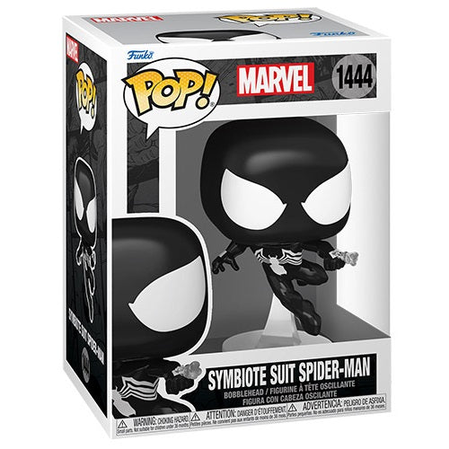 Funko Pop! Marvel (1444) Symbiote Suit Spider-Man Comics Vinyl Figur 9cm Statue