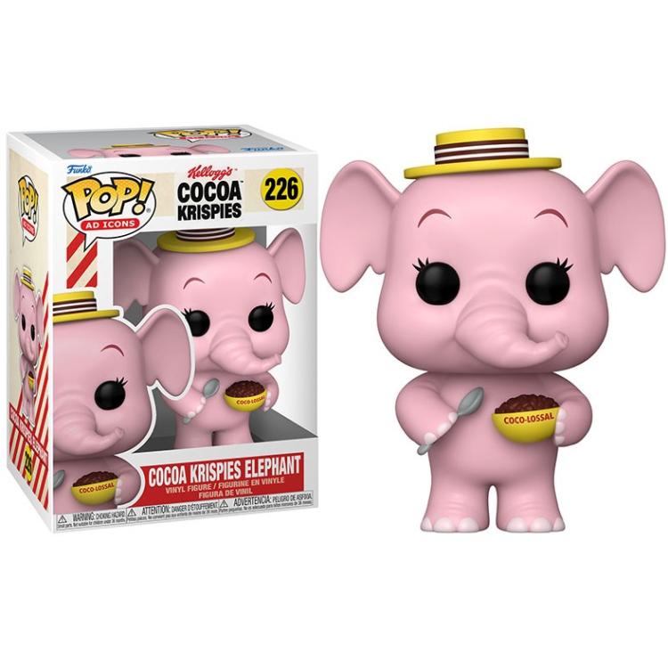 Funko Pop ! Ad Icons Kellog'S - (226) Cocoa Krispies Elephant Vinyl Figure 9Cm