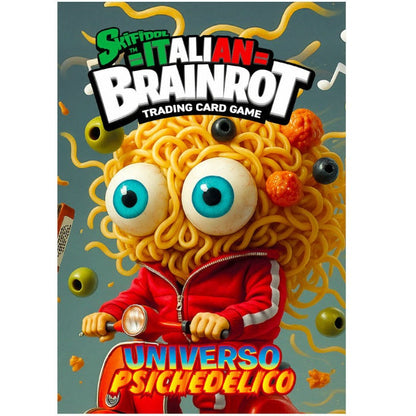 Skifidol Brainrot Universo Psichedelico Album TCG + 1 bustina Card 7 Carte