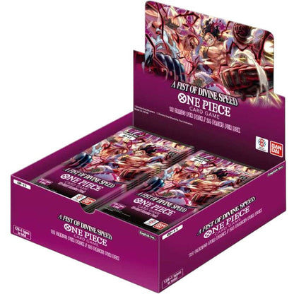 Bandai - One Piece: OP-11 Card Games TCG (A Fist Of Divine Speed) Box 24 Buste da 12 Carte da Collezione (ENG)