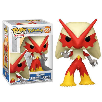 Funko Pop! Games Pokémon – (983) Blaziken Vinyl Figur 9cm (EMEA) Evo Torchic