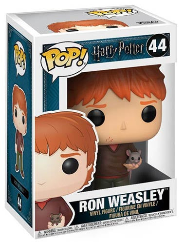 Funko Pop ! Harry Potter - Ron Weasley (44) Ron W / Crosta Figure Vinyl Topo
