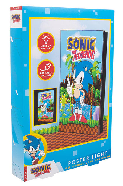 Fizz Lampe Plakat Sonic The Hedgehog Led Licht Sammlerstück Nachtlicht