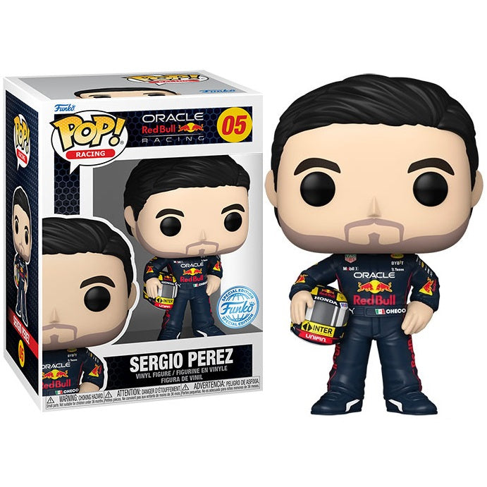 Funko Pop! Oracle Red Bull Racing - (05) Sergio Perez W/Elmet Special Edition