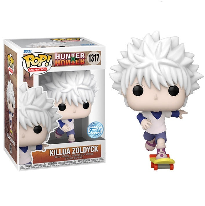 Funko Pop! Animation Hunter X Hunter - (1317) Killua W/ Skateboard Figur Exm