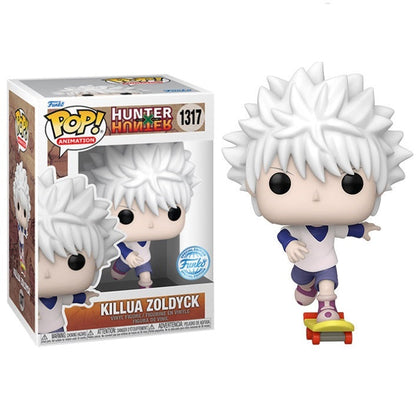Funko Pop! Animation Hunter X Hunter - (1317) Killua W/ Skateboard Figur Exm
