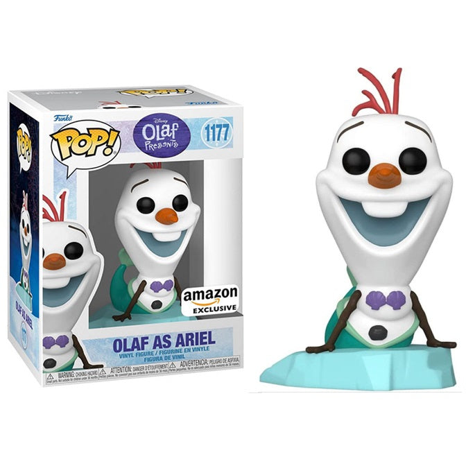 Funko Pop ! Disney Frozen Olaf Presents - (1177) Olaf As Ariel Figure Special