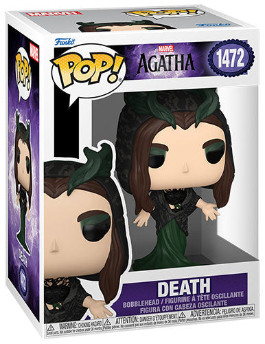 Funko Pop! Marvel Agatha All Along – (1472) Death Figur Vinyl „Tod“ 9Cm