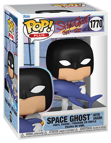 Funko Pop! Plus - (1770) Space Ghost Coast To Coast W/ Shark Figur Vinyl 9Cm