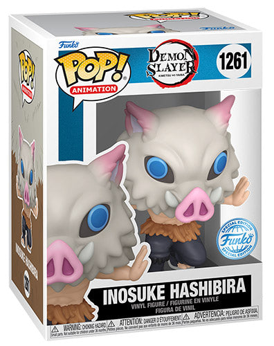 Funko Pop ! Animation Demon Slayer - (1261) Inosuke Hashibira 7Th Form Special
