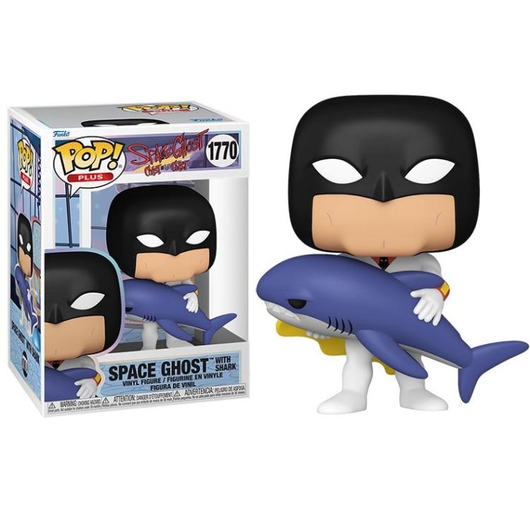 Funko Pop! Plus - (1770) Space Ghost Coast To Coast W/ Shark Figur Vinyl 9Cm