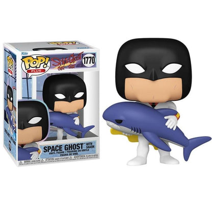 Funko Pop! Plus - (1770) Space Ghost Coast To Coast W/ Shark Figur Vinyl 9Cm