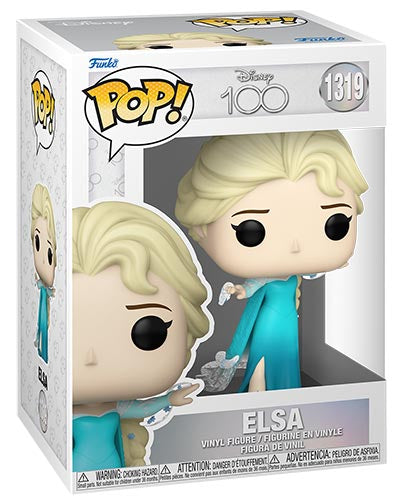 Funko Pop! Disney zum 100. Jubiläum – Elsa (1319) Vinyl-Figur, Frozen Anniversary Ed. 9cm