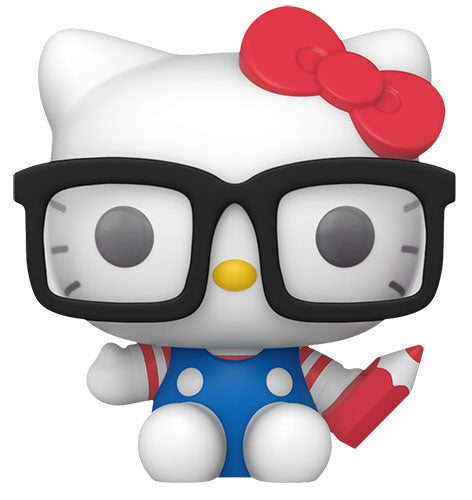 Funko Pop! Sanrio Hello Kitty - (65) Hello Kitty Nerd mit Brille Figur Hk 9Cm