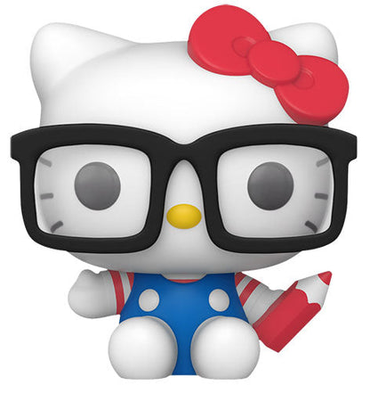 Funko Pop! Sanrio Hello Kitty - (65) Hello Kitty Nerd mit Brille Figur Hk 9Cm