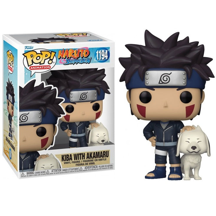 Funko Pop! Animation Naruto Shippuden – Kiba mit Akamaru (1194) Vinyl-Figur
