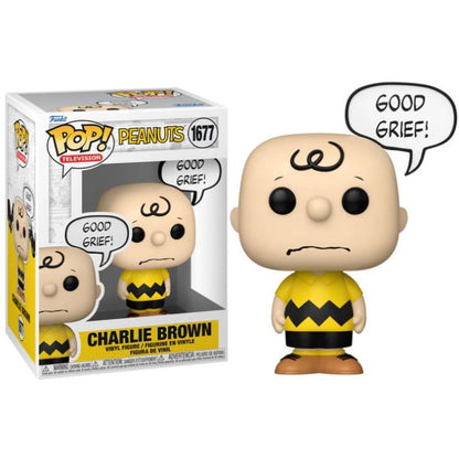 Funko Pop! Television – Peanuts (1677) Charlie Brown (Good Grief) Figur 9cm