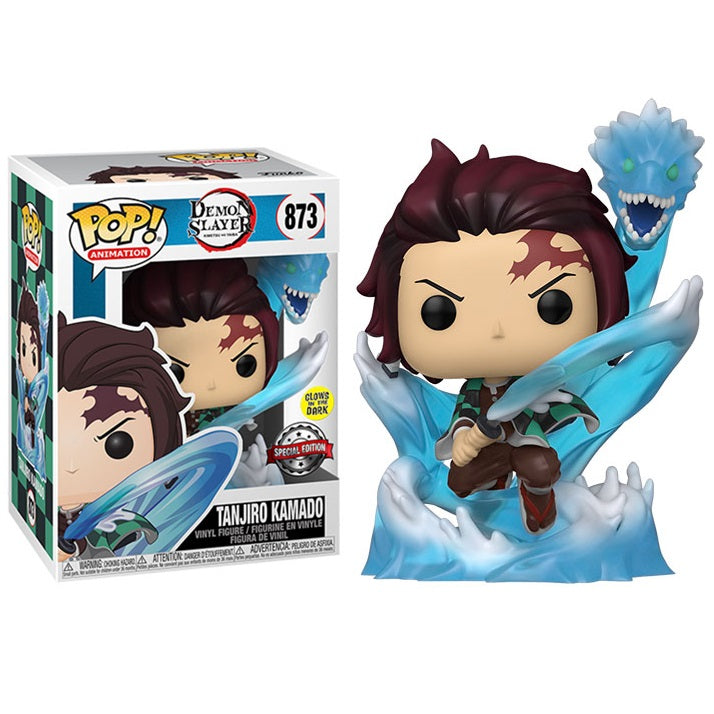 Funko Pop! Animation Demon Slayer - (873) Tanjiro W/ Dragon Special Glow GITD