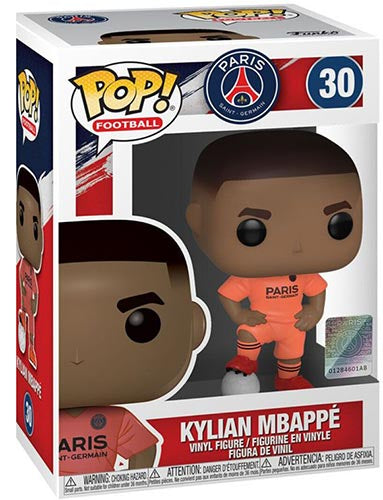Funko Pop! Football Paris Saint Germain - (30) Kylian Mbappé Auswärts-Trikot PSG 9cm