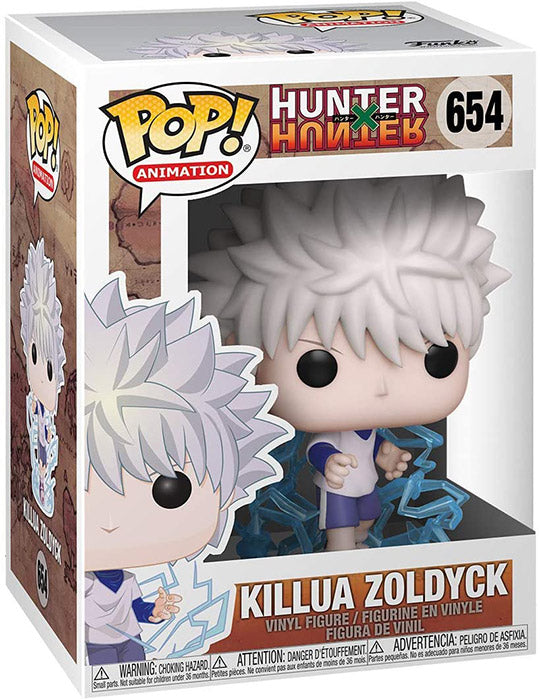 Funko Pop ! Animation Hunter X Hunter -  (654) Killua Zoldyck Figure Anime 9Cm