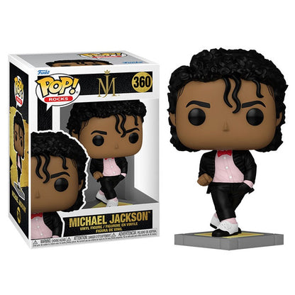 Funko Pop ! Rocks Mj (360) Michael Jackson (Billie Jean) Figure King Of Pop 9Cm