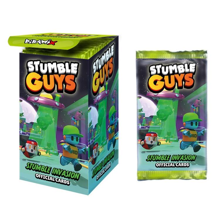 Stumble Guys Box mit 20 Kartenpäckchen Stumble Invasion Karten Diramix Card