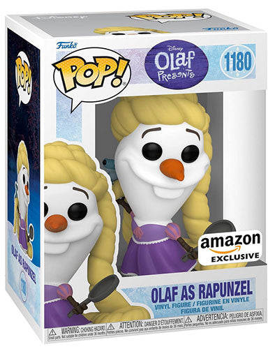Funko Pop! Disney Die Eiskönigin Olaf präsentiert – (1180) Olaf als Rapunzel Sonderausgabe 9cm