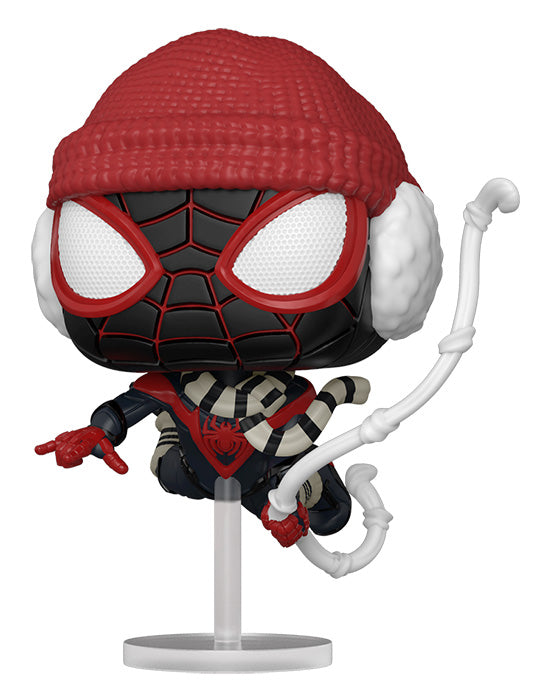Funko Pop! Spiderman Miles Morales – (771) Spider-Man Winter Suit Figur 9cm