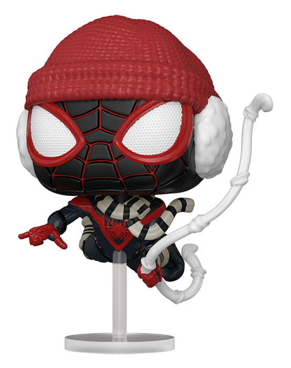 Funko Pop! Spiderman Miles Morales – (771) Spider-Man Winter Suit Figur 9cm