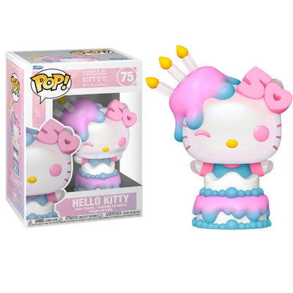 Funko Pop! Hello Kitty 50Th -(75) Hello Kitty In Cake Figur Geburtstag Torte 9Cm