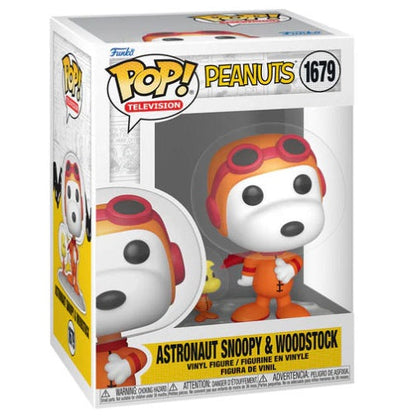 Funko Pop! Television – Peanuts (1679) Astronaut Snoopy & Woodstock Figur 9 cm