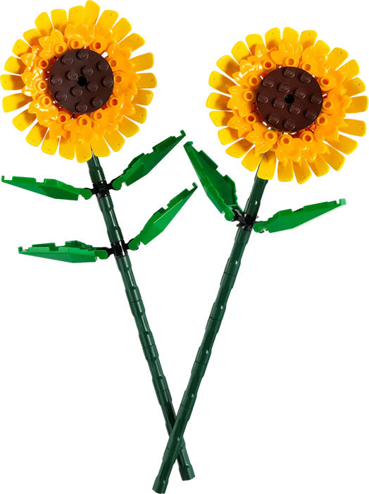 Lego -Creator Sonnenblumen Zierblumen 40524 Hausdekoration Bau 25Cm