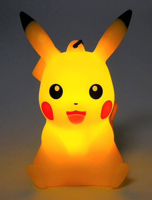 Pokemon Teknofun tragbare Pikachu-Lampe, offiziell, 9cm, gelb, Rucksack
