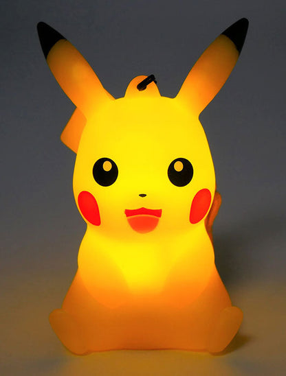 Pokemon Teknofun tragbare Pikachu-Lampe, offiziell, 9cm, gelb, Rucksack