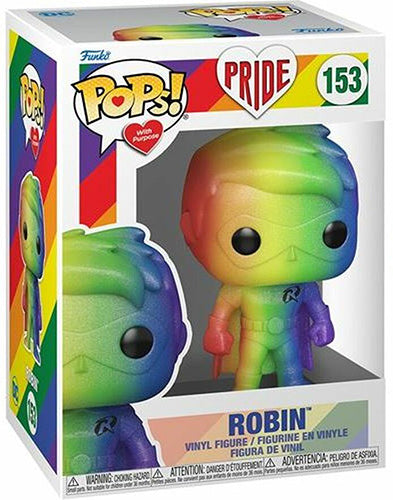 Funko Pop! DC Heroes Pride – (153) Robin Vinyl Figur Batman Serie 9cm Neu
