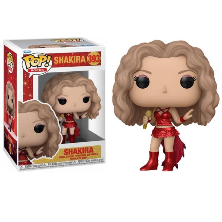 Funko Pop! Rocks - (393) Shakira Figur Super Bowl Metallic Sängerin 9cm