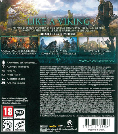 Assassin's Creed Valhalla Xbox One Spiel Deutsch Neu Xbox Series X Versiegelt