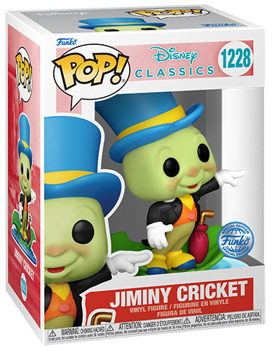 Funko Pop! Disney Classics Pinocchio - (1228) Jiminy Cricket Grille Ex