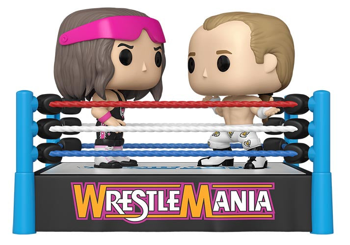 Funko Pop! Moments WWE Bret Hart & Shawn Michaels Wrestlemania Vinyl-Figur Neu