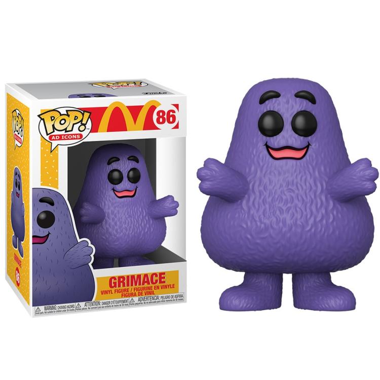 Funko Pop ! Ad Icons Mcdonald'S - (86) Grimace Figur Vinyl 9Cm Sammlerstück