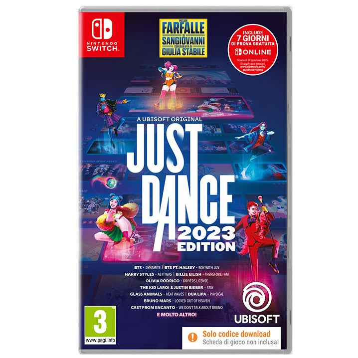 Just Dance 2023 Nintendo Switch Videospiel Neu OVP Italienisch (Ciab) EU