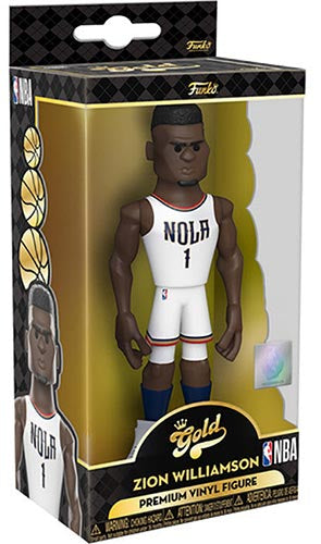 Funko Pop Gold ! Series Two Nba  Pelicans - Zion Williamson Premium Vinyl Figure