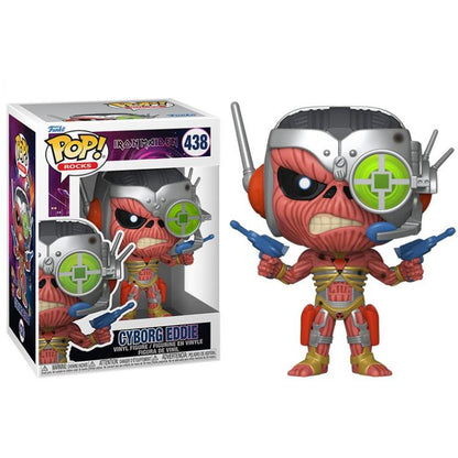 Funko Pop! Rocks – Iron Maiden (438) Cyborg Eddie Vinyl Figur 9cm Rock Cover