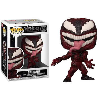 Funko Pop ! Marvel Let There Be Carnage Venom 2 - (889) Carnage Vinyl Figur 9cm